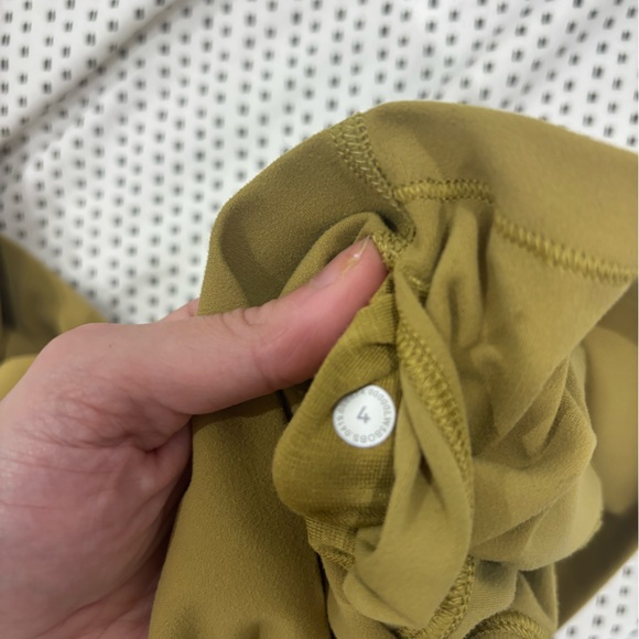 Mustard yellow lululemon size 4 leggings - Picture 3 of 4